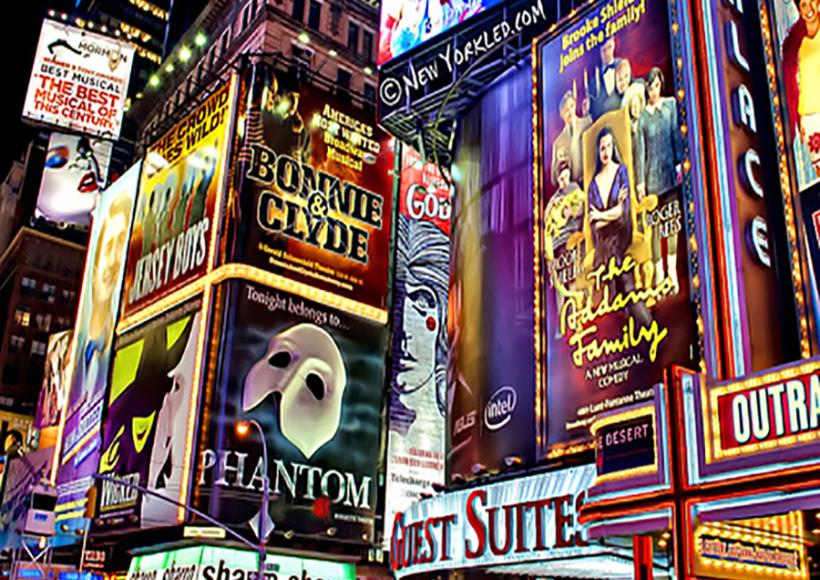 Broadway scene