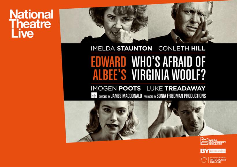 Who's Afraid of Virginia Woolf? Poster featuring all 4 actors