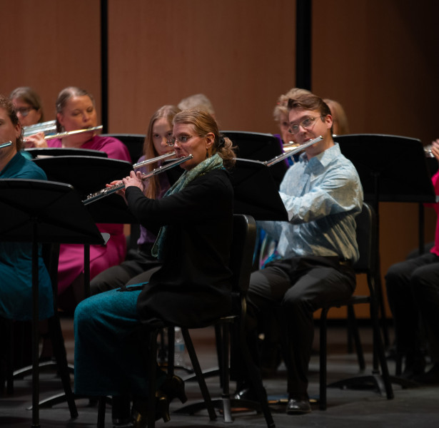 DEF Concert Performers playing the Flutes