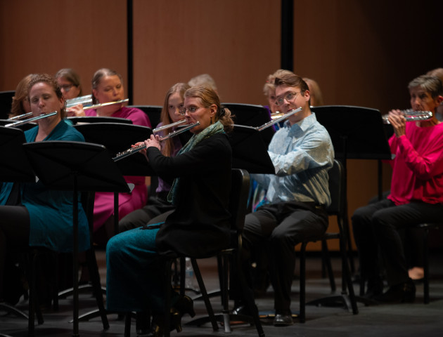 DEF Concert Performers playing the Flutes