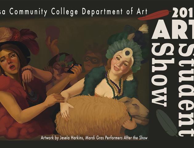 Art Student Show Postcard