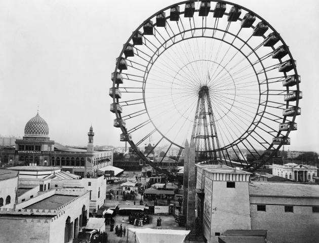 View of Ferris Wheel, Chicago, 1893