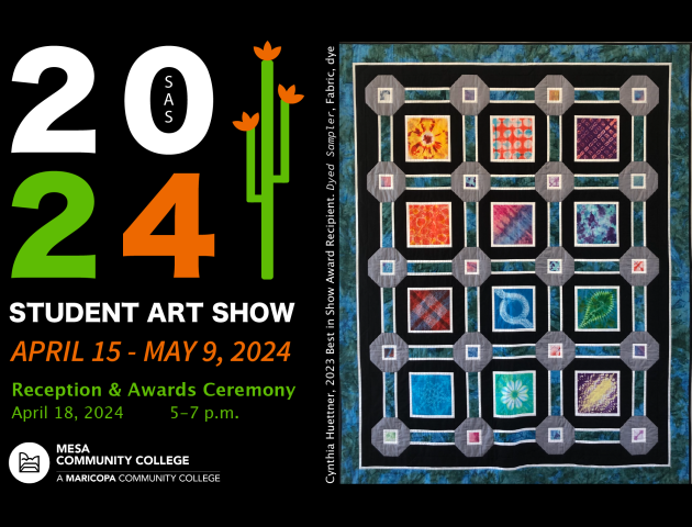 2024 Student Art Show April 15-May 9, 2024 Reception & Award Ceremony April 18, 2024 5-7 pm