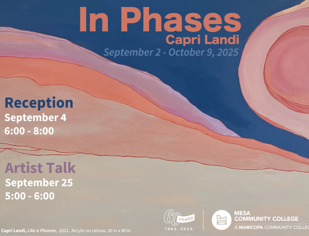 In Phases, Capri Landi September 2 through October 9, 2025 Reception September 4, 6 to 8 pm