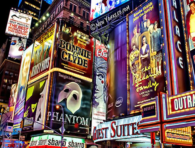 Broadway scene