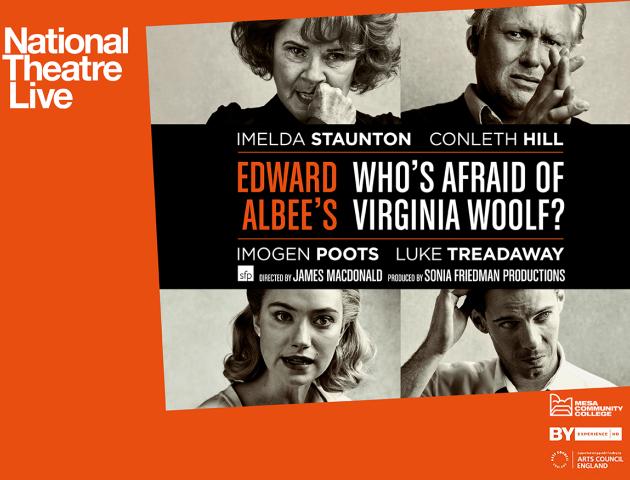 Who's Afraid of Virginia Woolf? Poster featuring all 4 actors