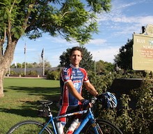 Martin Germain, MCC veteran student and cyclist