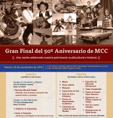 50th Anniversary Finale Flyer (Spanish)