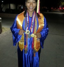 PTK graduate with numerous medals