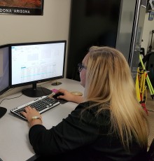 Alexis Jacobs working at BPG Designs.