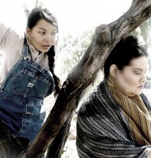 Women by tree