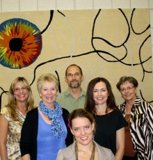 MCC faculty with Interior Design students
