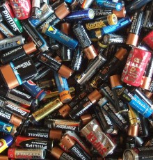 recycled batteries