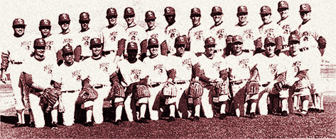 The Hokams win the National Baseball Championship for three successive years