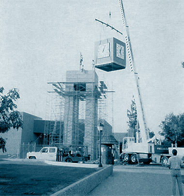 MCC&#39;s Clock Tower under construction