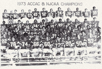 MCC Football - 1973 ACCAC &amp; NJCAA Champions