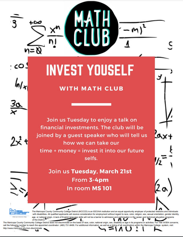 Math Club Info