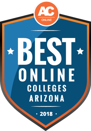Best Online Colleges Arizona Badge