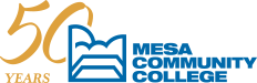 50 Years - Mesa Community College logo