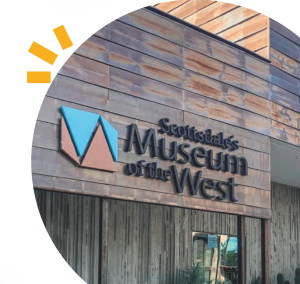Sign on the building for Scottsdale's Museum of the West.