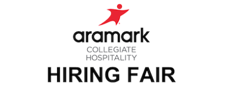 Aramark logo with title of Hiring Fair