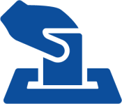 Ballot box icon.