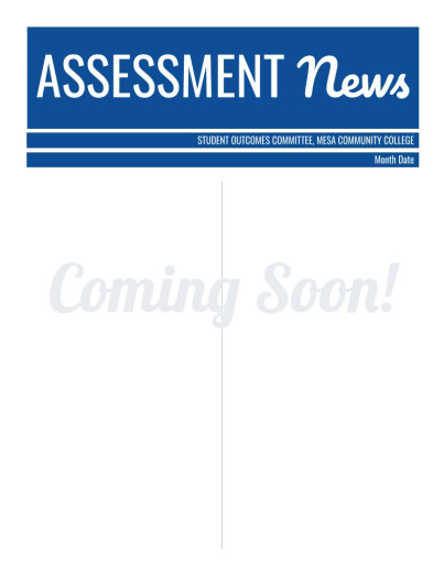 Assessment News, Coming Soon!