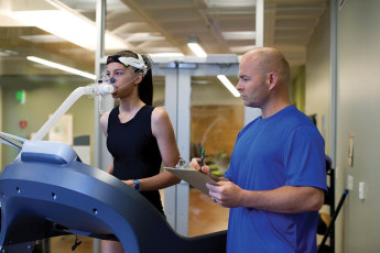 Metabolic test shows caloric burn with excercise