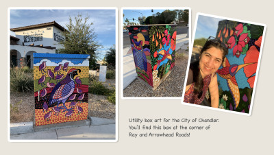Picture of utility box art work