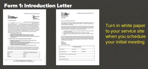 Form 1 - Introduction Letter