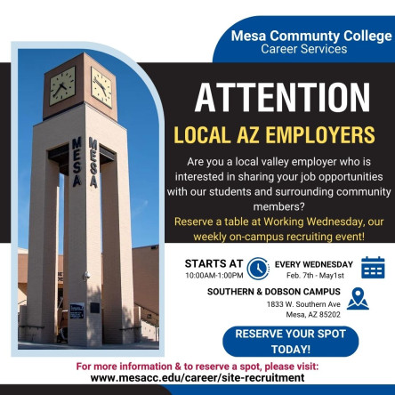 For Employers: Working Wednesday Flyer