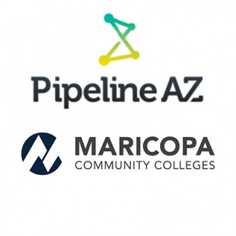 Maricopa Community College and Pipeline AZ logos