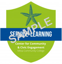 Sample Service-Learning Badge