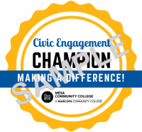 Civic Engagement Champion sample