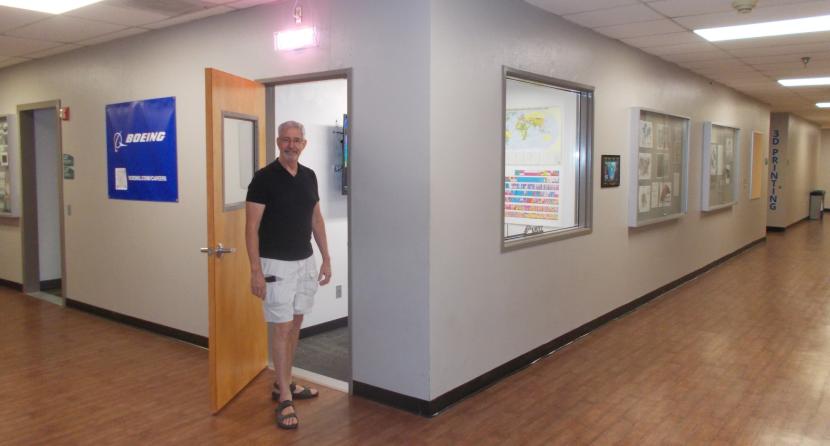 Our ham shack is located in the TC building, across from TC-414.