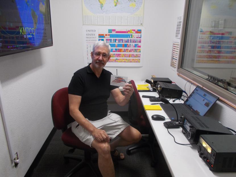 The coveted KM7CC QSL Card