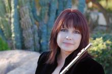 Christina Steffen with flute