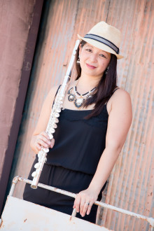 Kehokule'alani O'Daniell with alto flute