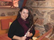 Rhonda Bowen with flute