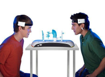 Photo of  Two People Playing the Mindflex Duel Game