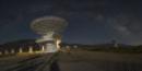 Night photograph of Owens Valley Radio Telescope array by Jessica Swofford