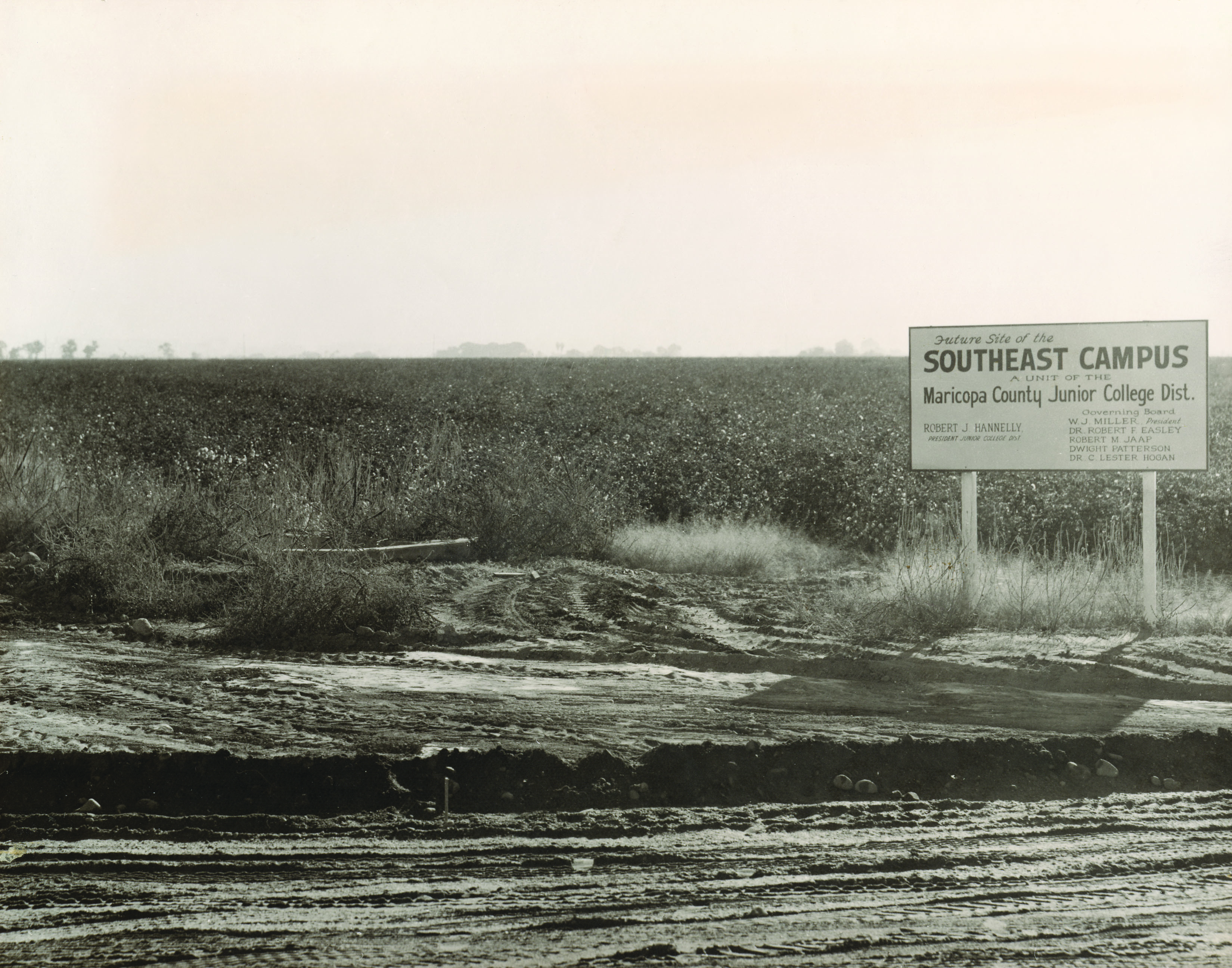 Image of the field and future site of MCC Southern &amp; Dobson Campus
