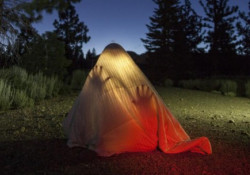 Picture of person under a blanket
