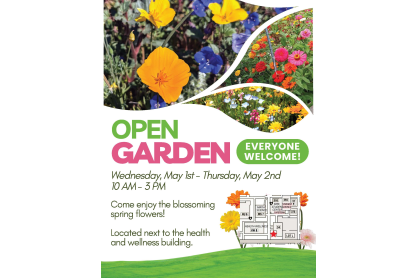 Open Garden - May 1st & 2nd