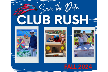 Save the Date - Club Rush - Fall 2024