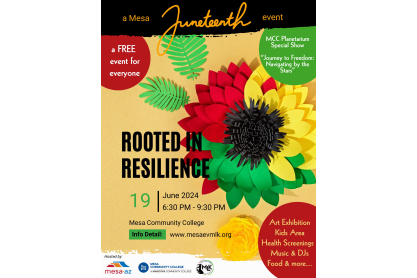 REMINDER: A Mesa Juneteenth Event, Wednesday June 19