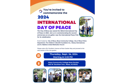 You’re invited to commemorate the 2024 International Day of Peace