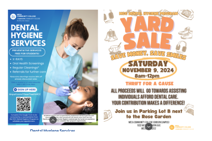 MCC Dental Hygiene Yard Sale
