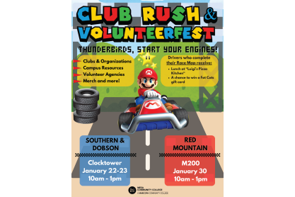 TODAY! Club Rush and Volunteer Fest Day 2