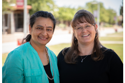 Dr. Annapurna Ganesh and Julie Garner.